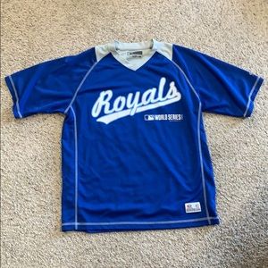 True Fan KC Royals World Series Tee Size L